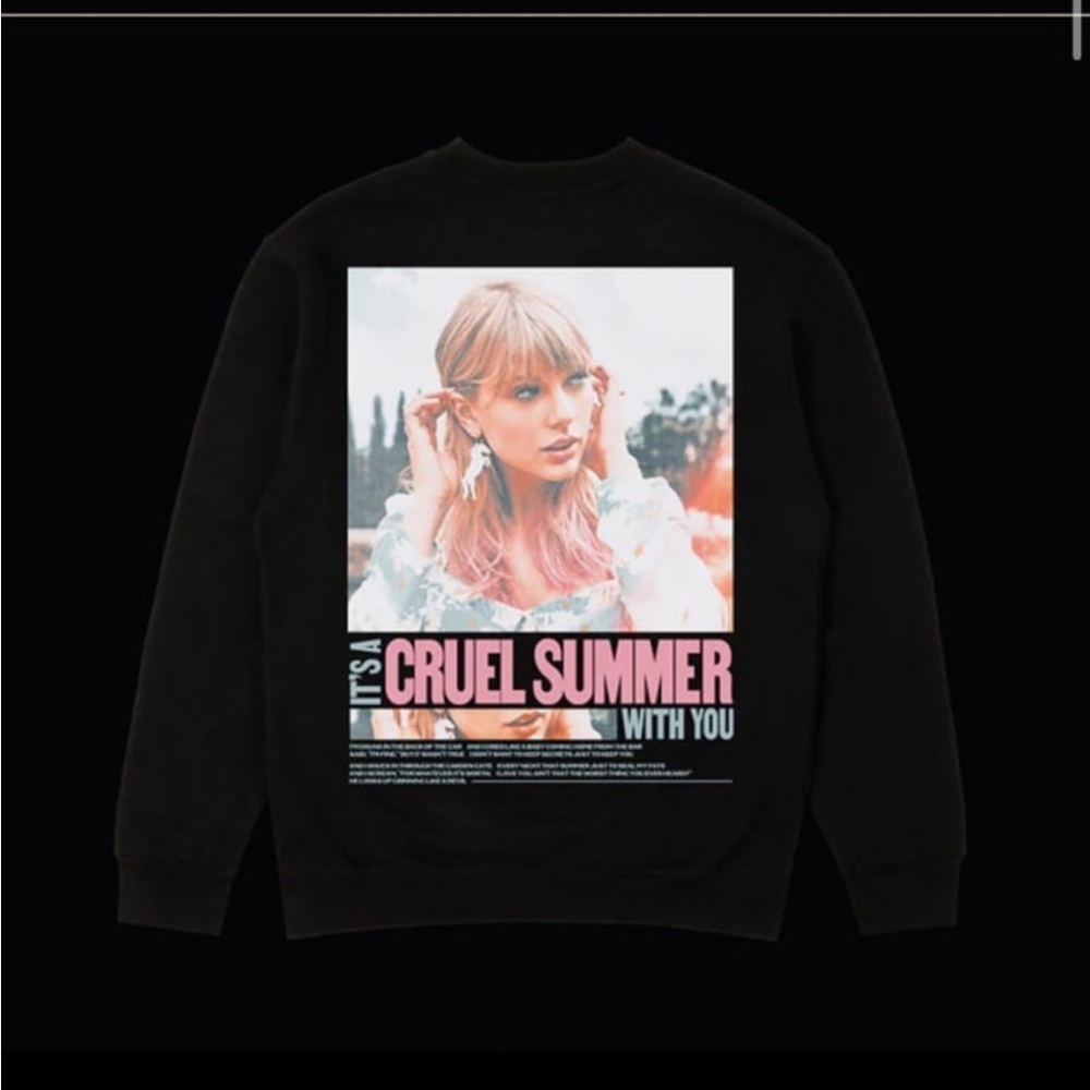 NWOT Taylor Swift Cruel Summer Sweatshirt